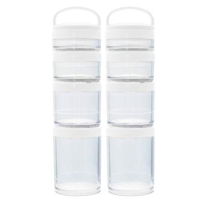 Zunammy Portable Stackable Food Leak Proof Storage Containers ( 2 Pack