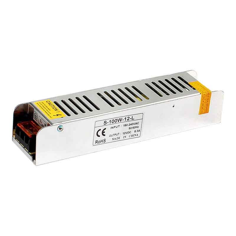 100W Universal LED Power Supply Transformer 12V DC~3330