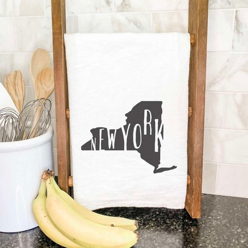 State Art (State Name) - Cotton Tea Towel