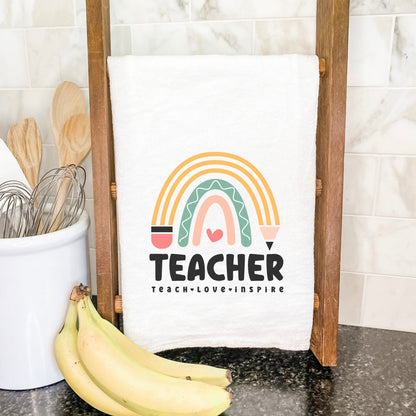 Teacher Rainbow - Cotton Tea Towel