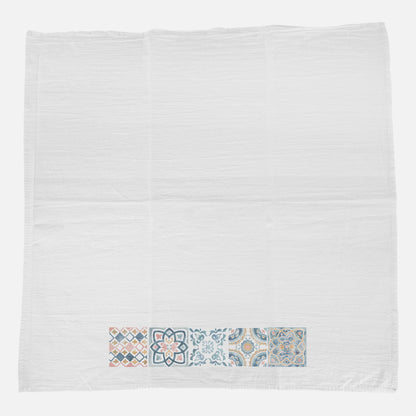 Row of Talavera Tiles Pattern - Cotton Tea Towel