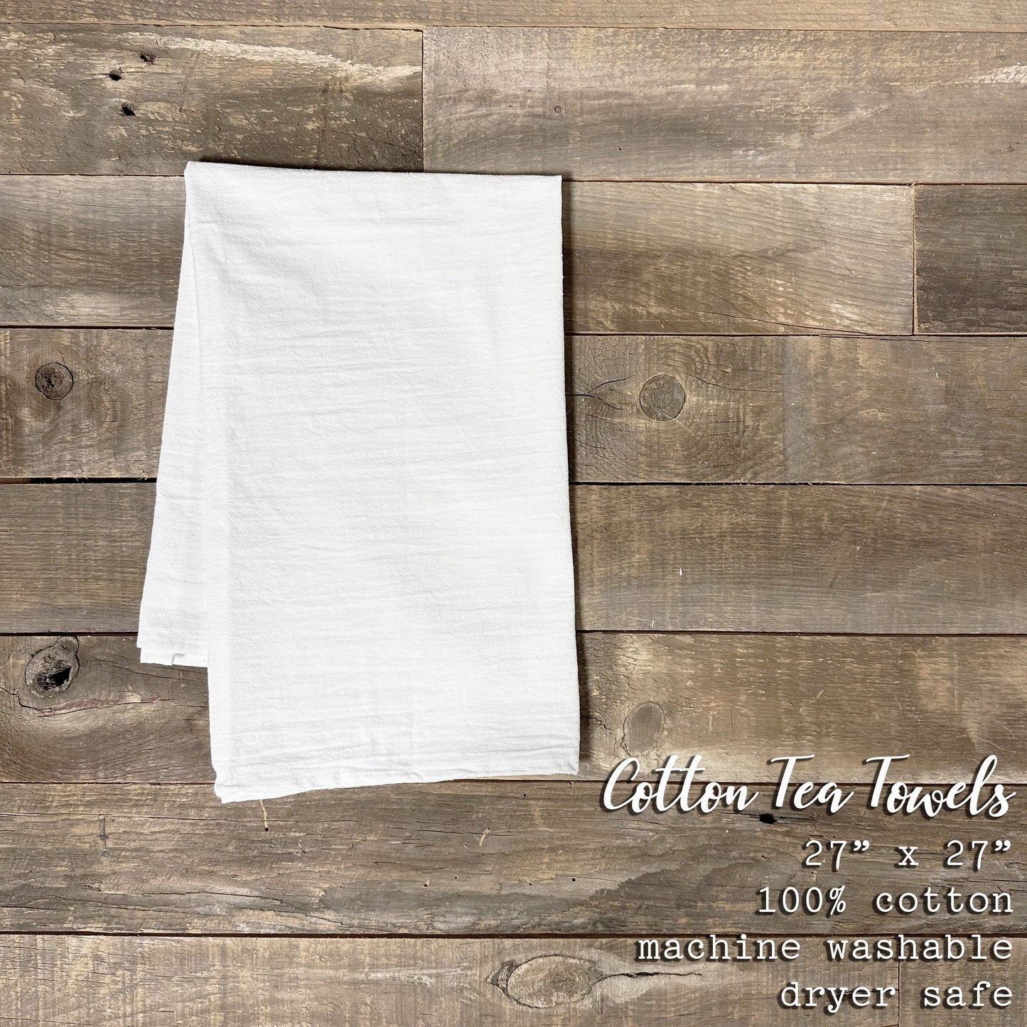 God Bless America Flag - Cotton Tea Towel