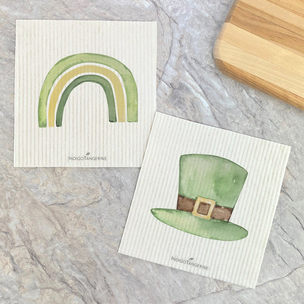 Green Rainbow, Hat 2pk - Swedish Dish Cloth