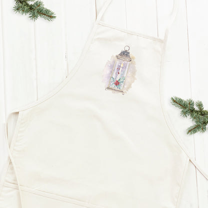 Tall Christmas Lantern - Women's Apron