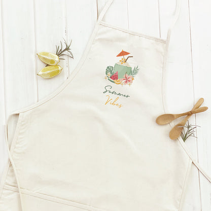 Summer Vibes Coconut Drink - Women's Apron