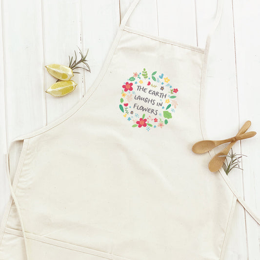 Earth Laughs in Flowers - Women's Apron