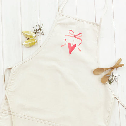 Ribbon Heart - Women's Apron