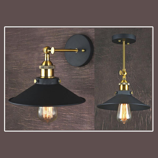 Wall Sconces Light Black Industrial Vintage Simplicity Lamp~3150