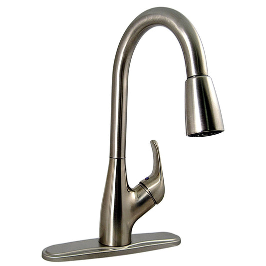 Valterra PF231461 8 in. Single Handle Pulldown Kitchen Faucet, Nic