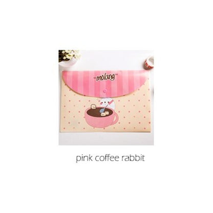 Cute Rabbit File Bag Document Bag