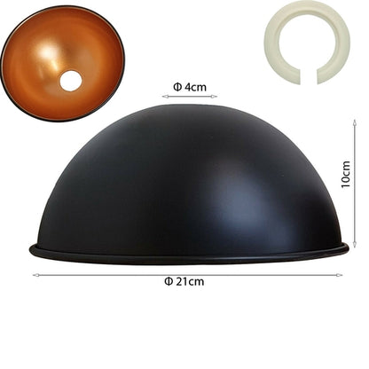 21cm Dome Easy Fit Light Shades Modern Ceiling Pendant E27 B22