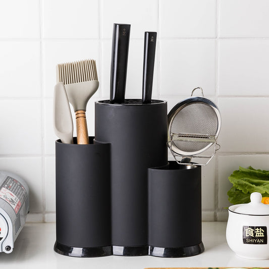 Multi Function Utensil Holder Knife Block PP Flatware