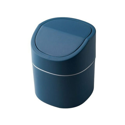 Mini Small Waste Bin Desktop Garbage Trash Can Plastic Home Office