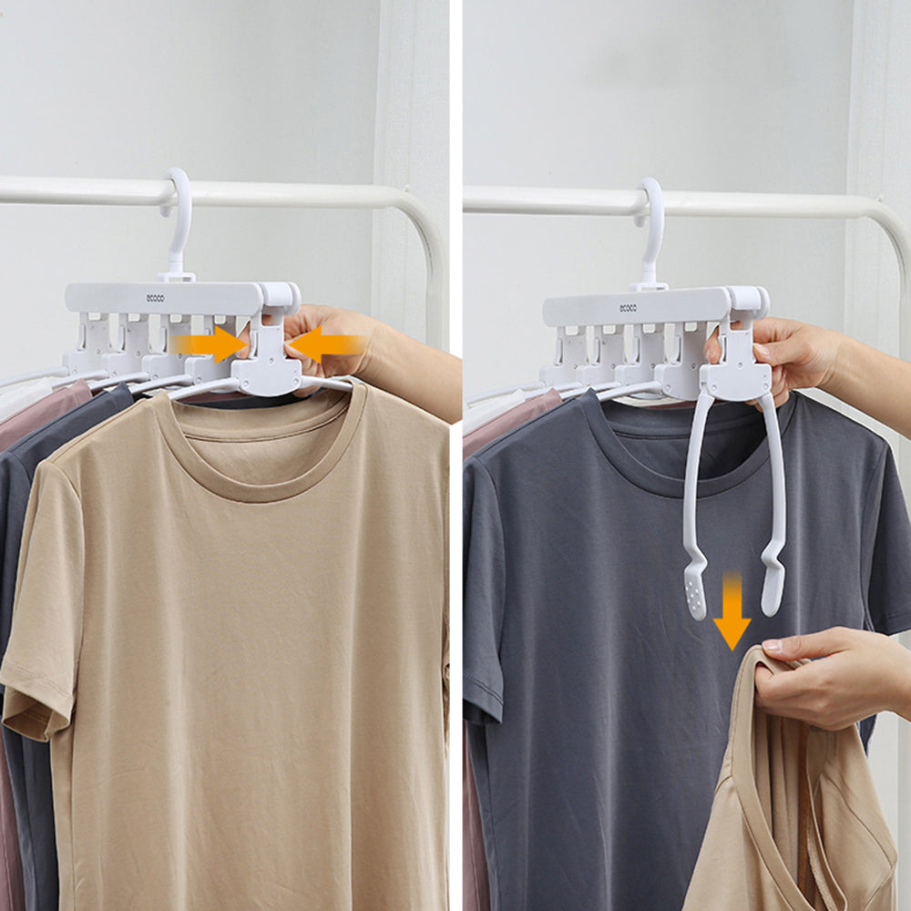 Multifunctional Foldable Clothes Hanger For