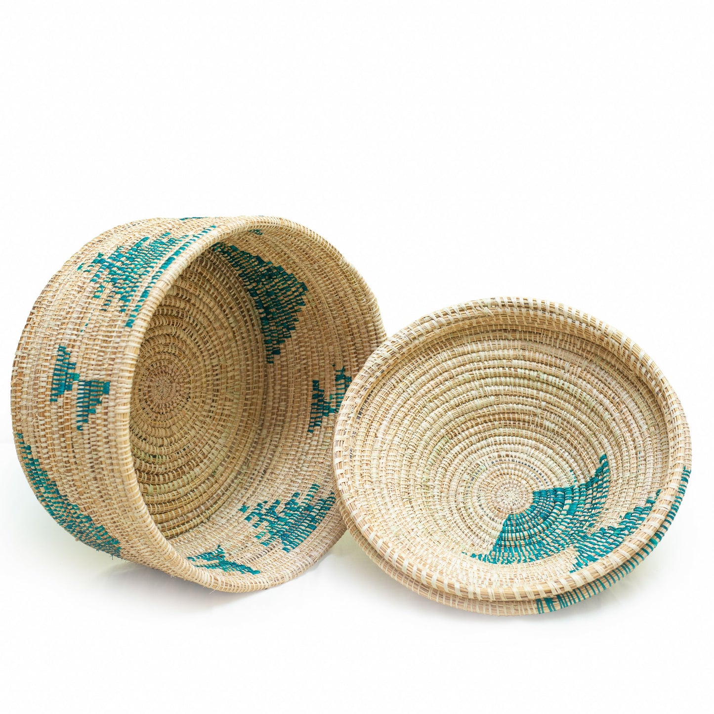 kivu Eco-Friendly Handmade Lidded  Basket