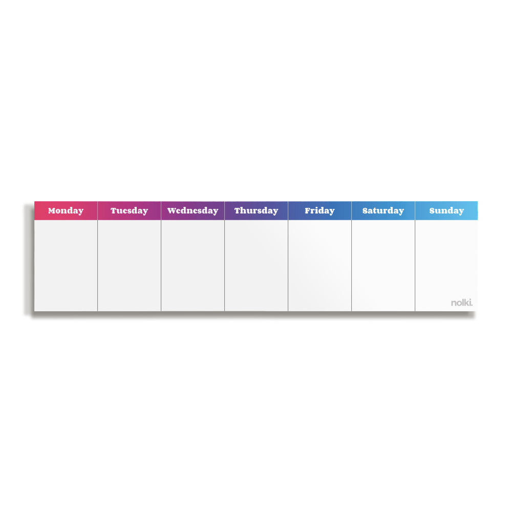 Mini Week Planner - Spectrum (10 pack)