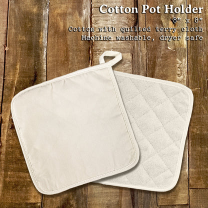 Cabin Rules - Cotton Pot Holder