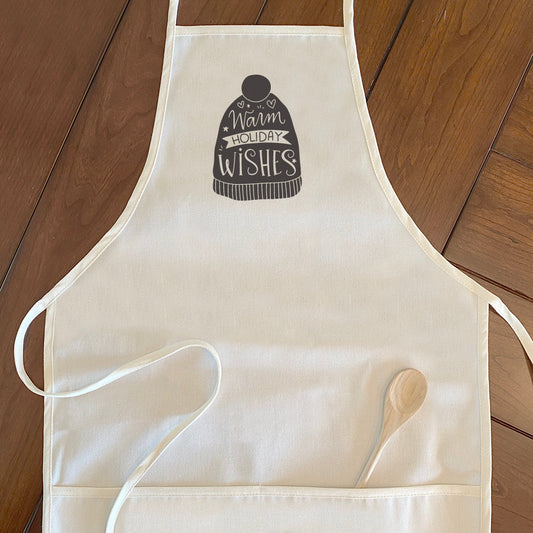 Warm Holiday Wishes - Women's Apron