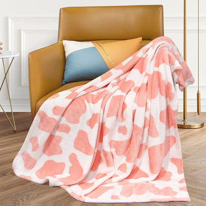 Cow Printing Blanket Digital Flannel