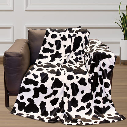 Cow Printing Blanket Digital Flannel