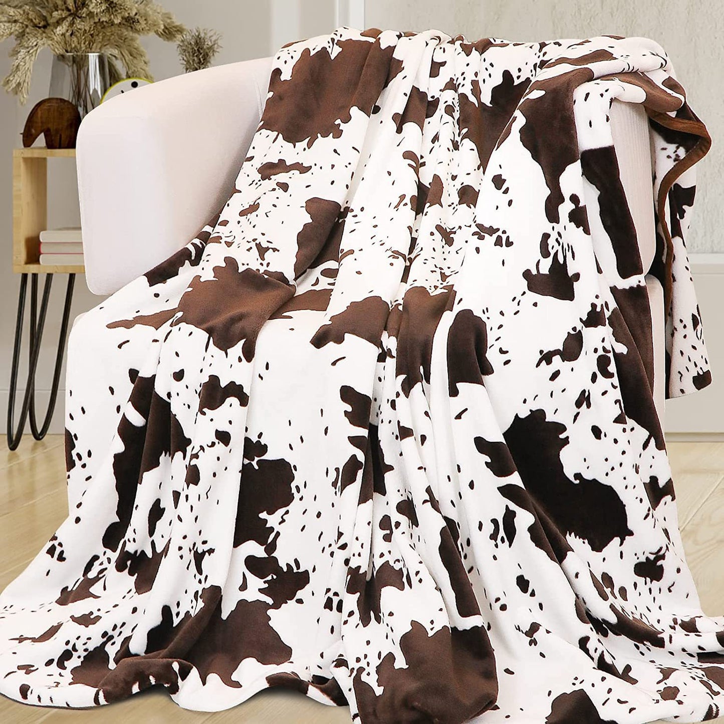 Cow Printing Blanket Digital Flannel