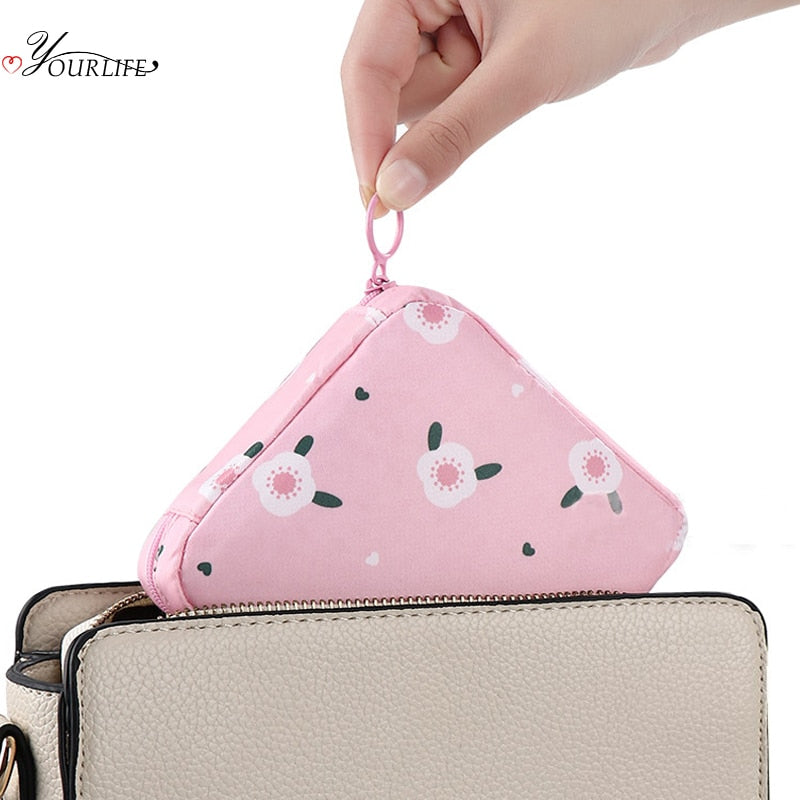 OYOURLIFE Waterproof Tampon Storage Bag Cute Sanitary Pad Pouches