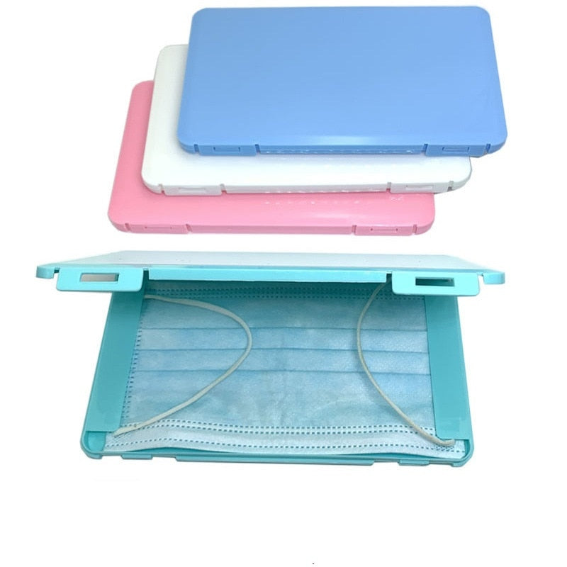 PP Mask Storage Box mask holder Portable Dust Proof Moisture Proof