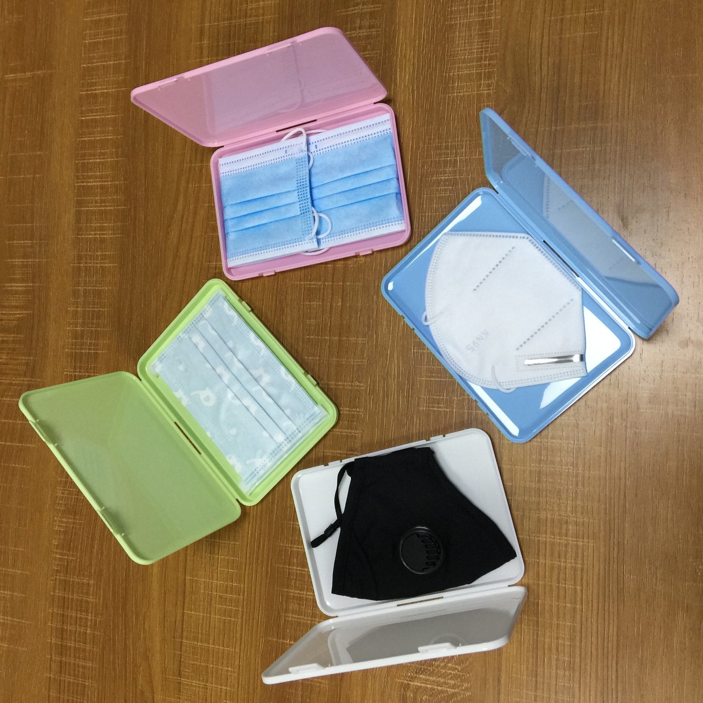 PP Mask Storage Box mask holder Portable Dust Proof Moisture Proof