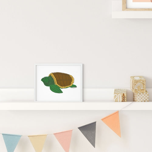 Curly Turtle (Print)