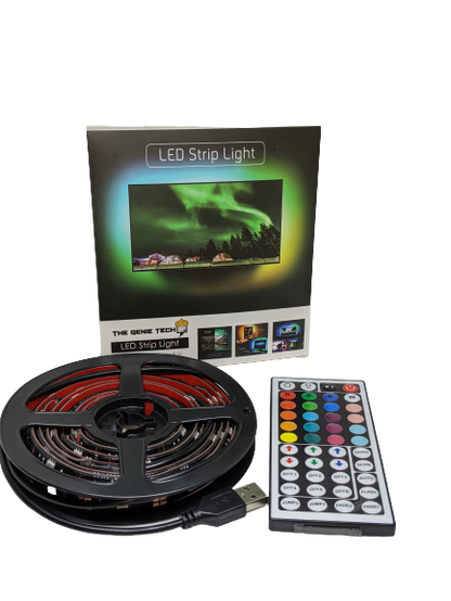 RGB LED Light for TV Backlight USB Powered, 24”- 60” TV with Remote