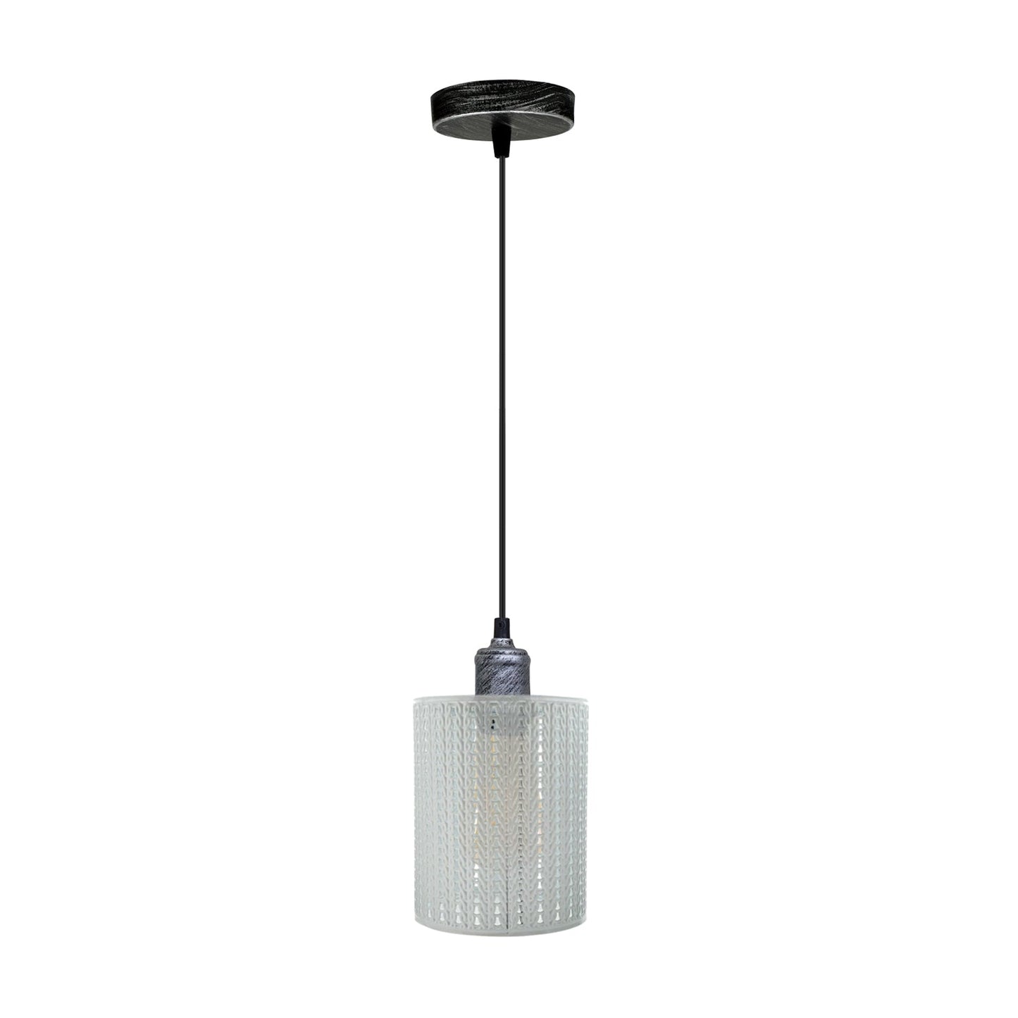 Vintage Industrial Metal Ceiling Pendant Pattern Shade Hanging Modern