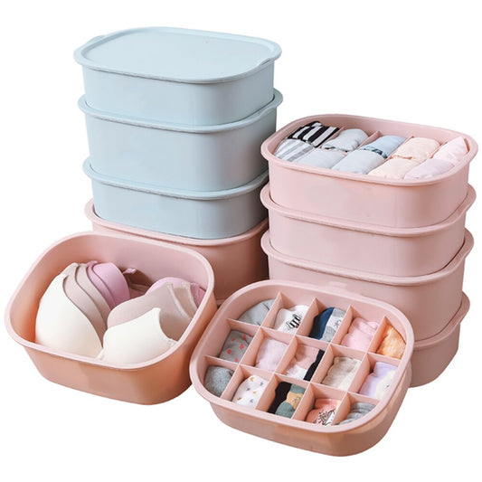 Plastic Underwear Organizer Storage Can Adjust The