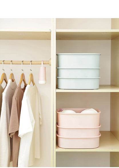 Plastic Underwear Organizer Storage Can Adjust The