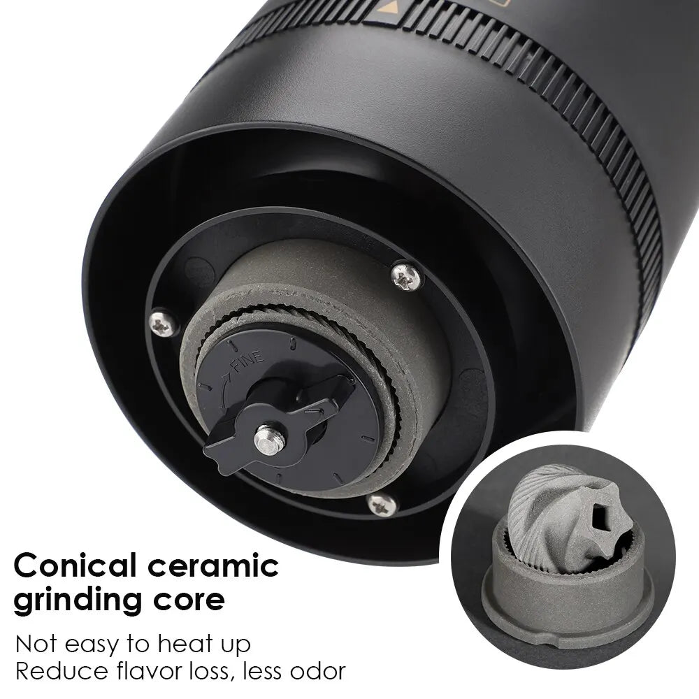 Coffee Grinder USB Charge Professional Ceramic Grinding Core Coffee