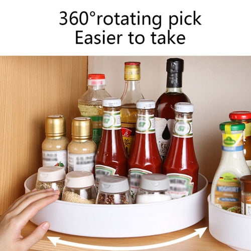 Rotating Spice and Saunce Rack Organizer