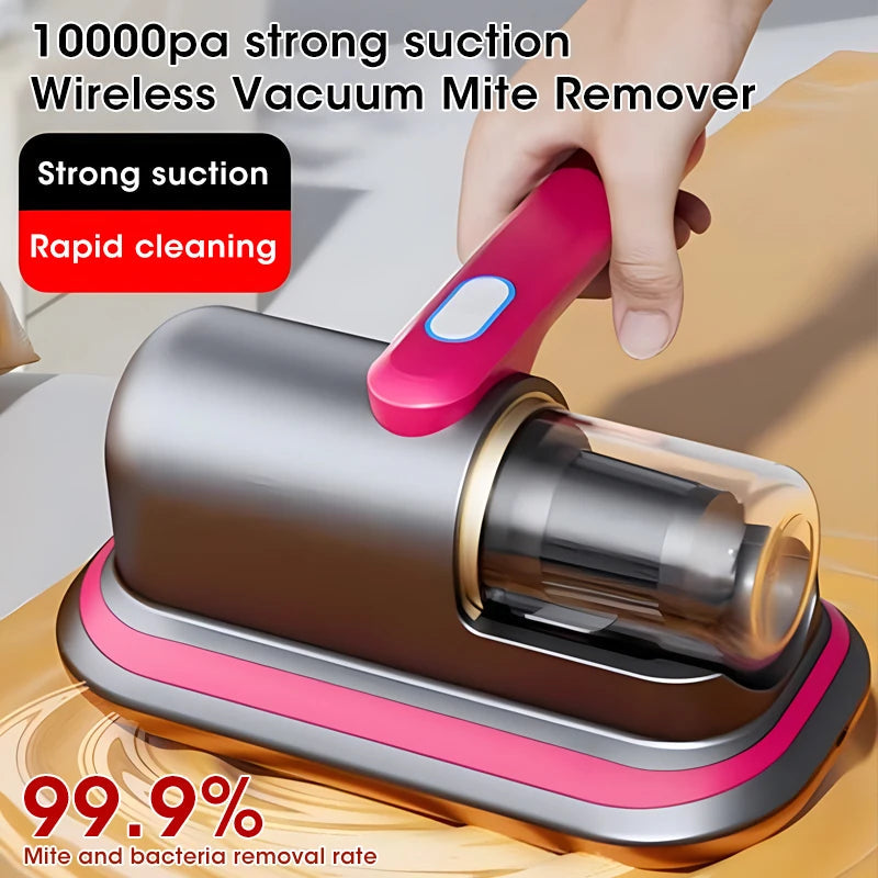 10kPa Handheld Mattress Vacuum Mite Remover Cordless Cleaner for Home