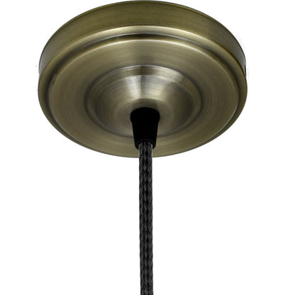 108mm  Side Fitting Single Outlet Ceiling Rose ~1463