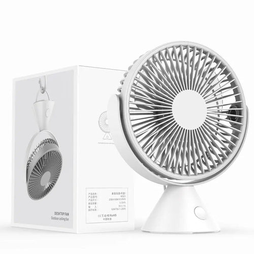 Desk Fan Smart Home Portable Cooling Fan Can Hanging Upright Fan Usb