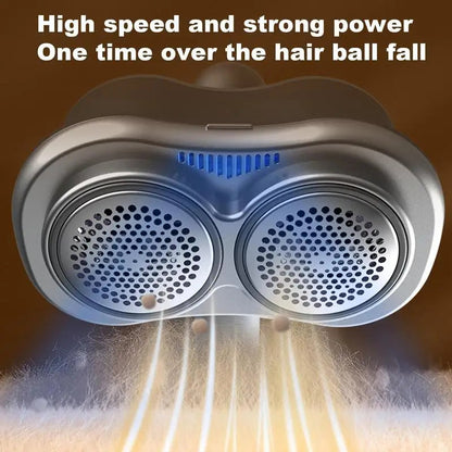 Dual-Head Electric Fabric Shaver Rechargeable Portable Sweater Lint