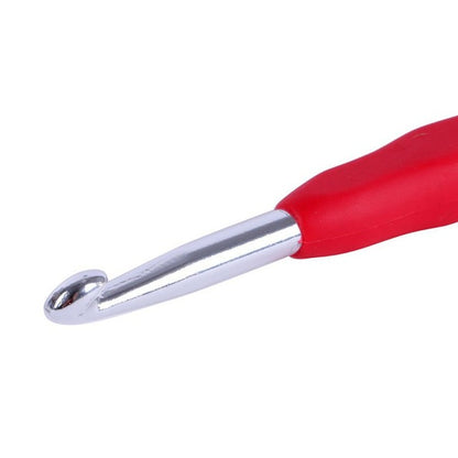 Soft Rubber Handle Aluminum Hook Crochet Hooks