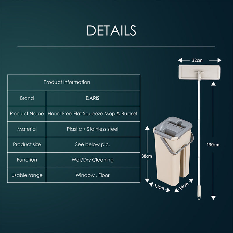 Spray Magic Automatic Spin Mop Avoid Hand Washing