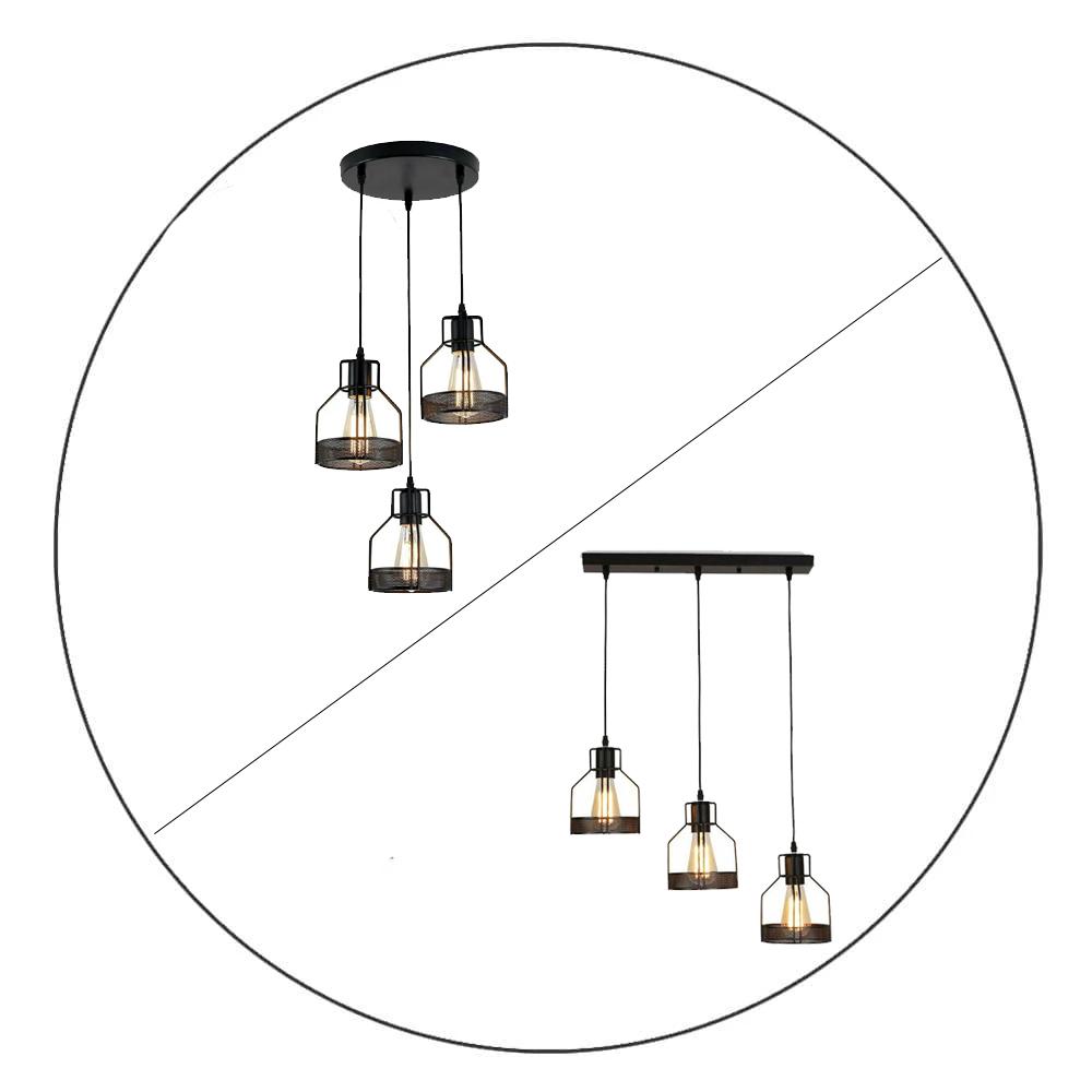 3 Way Cluster Pendant Ceiling Lights~2140