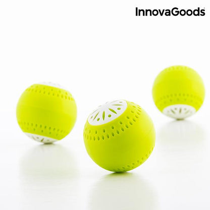 Fridge Eco Balls InnovaGoods 3 Units