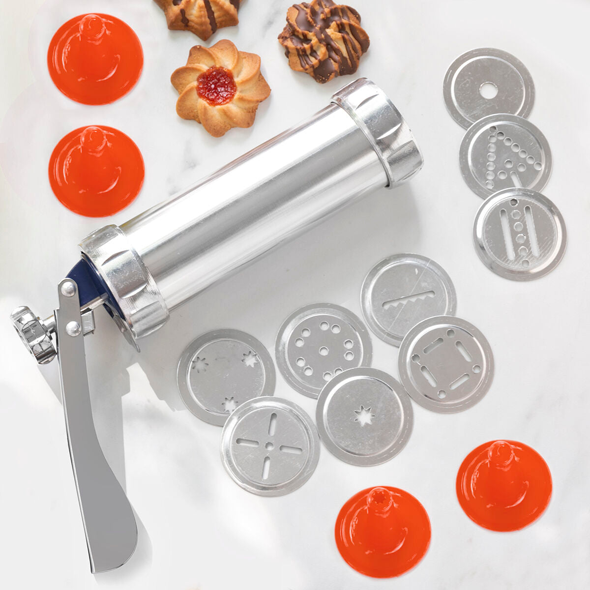 2-in-1 Biscuit Maker and Piping Gun Prekies InnovaGoods