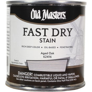 Old Masters 62416 0.5 Pint Aged Oak Fast Dry Stain