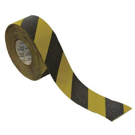 3 in. x 60 ft. Roll Anti Slip Safety Tape Stripe, Yellow & Black