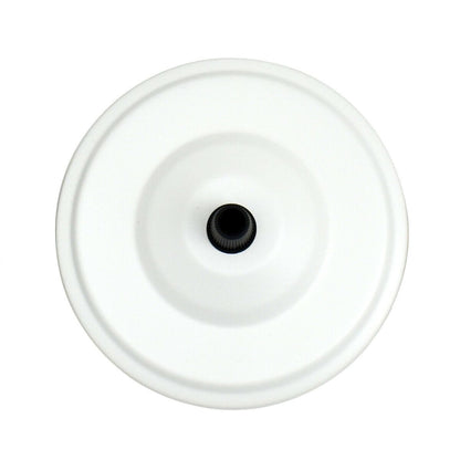 108mm  Side Fitting Single Outlet Ceiling Rose ~1463