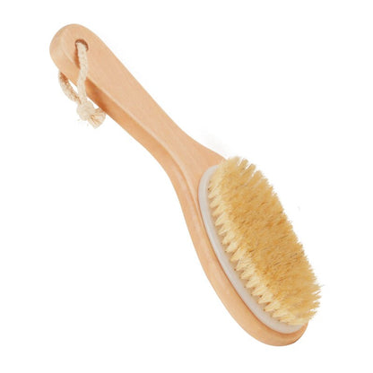 Wooden Handle Bath Body Brush Natural Bristles