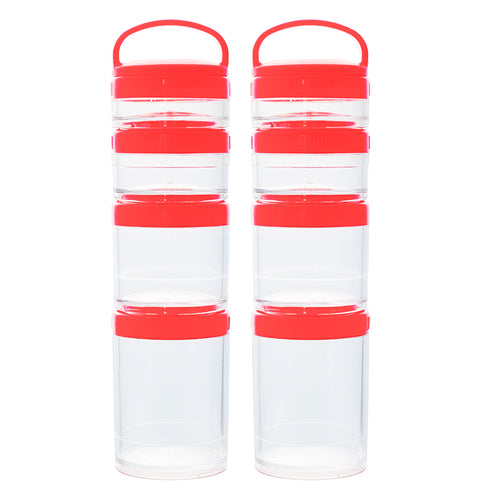 Zunammy Portable Stackable Food Leak Proof Storage Containers ( 2 Pack