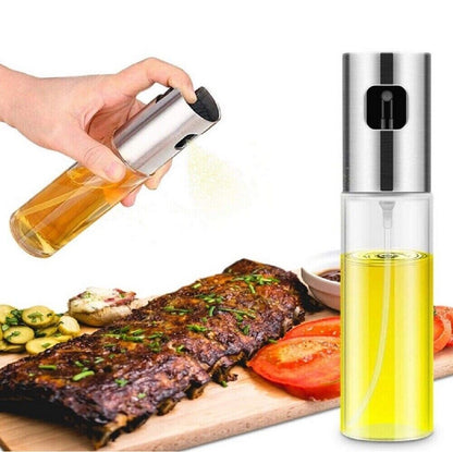 Stainless Olive Oil Sprayer Cooking Mister Spray Fine Bottle Kitchen US